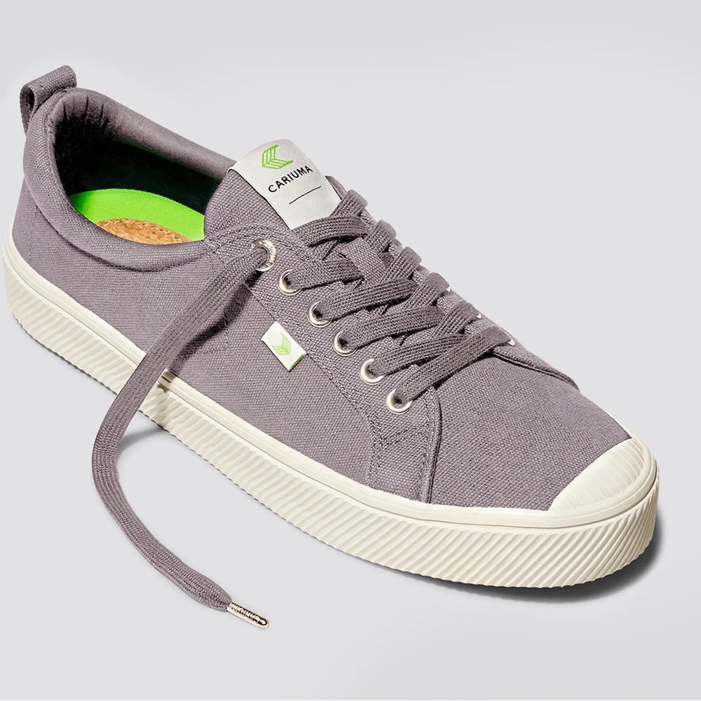 OCA Low Mystic Grey Canvas Sneakers